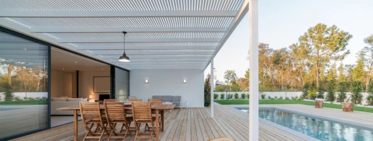 pergola adossee